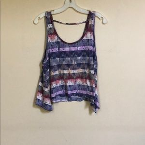 Charlotte Russe Multicolored Tank